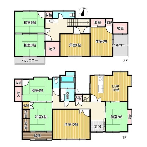 【間取り】 | 赤穂市塩屋既存戸建