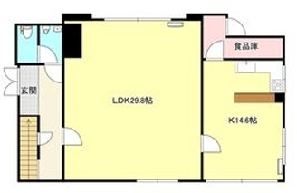 桂野里町貸家の間取り