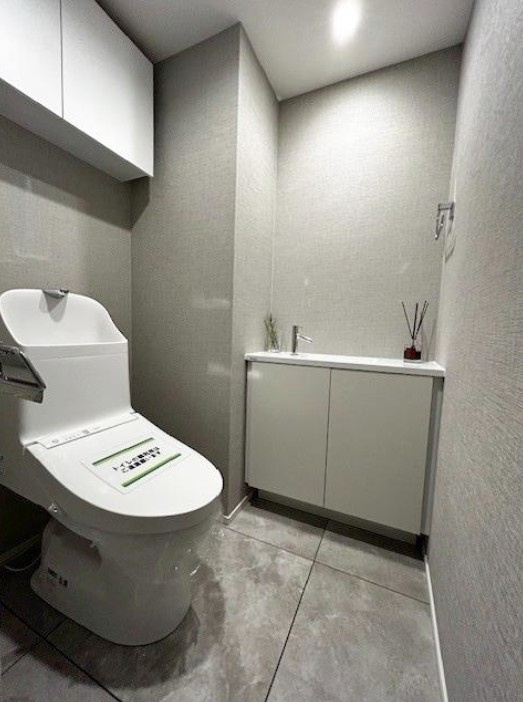 メゾンセゾン落合のトイレ|メゾンセゾン落合：ウォシュレット機能付きトイレです！
