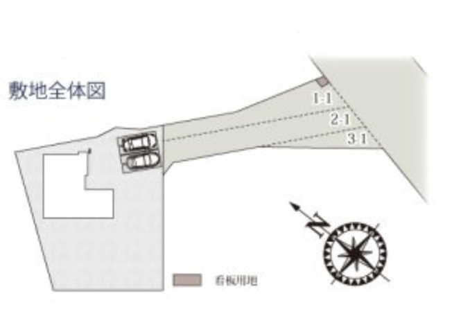 【区画図】 | 本庄市東五十子第2期　ワイウッドコート　新築戸建　全7区画　1号棟