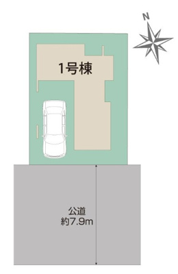 【区画図】 | 西宮市　東鳴尾町２丁目　新築戸建