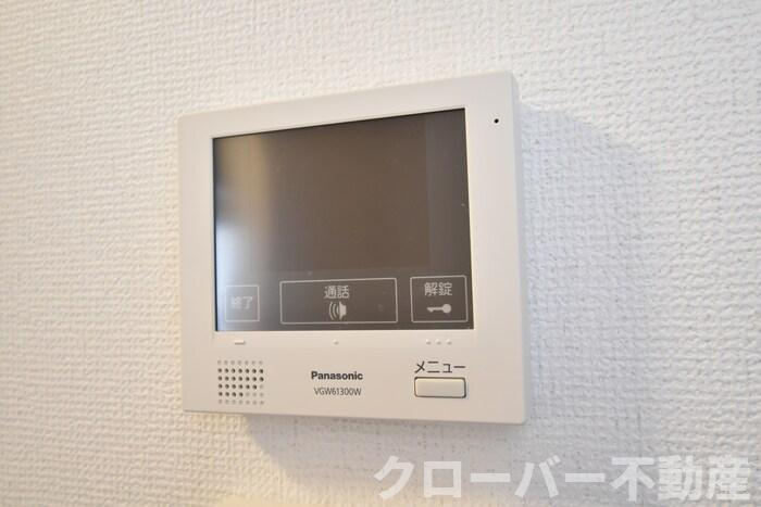 サンライズ豊益 築港町のセキュリティ|モニター付インターホン