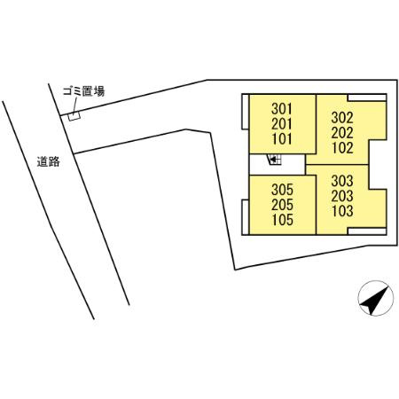 D Paina 菅Aの区画図