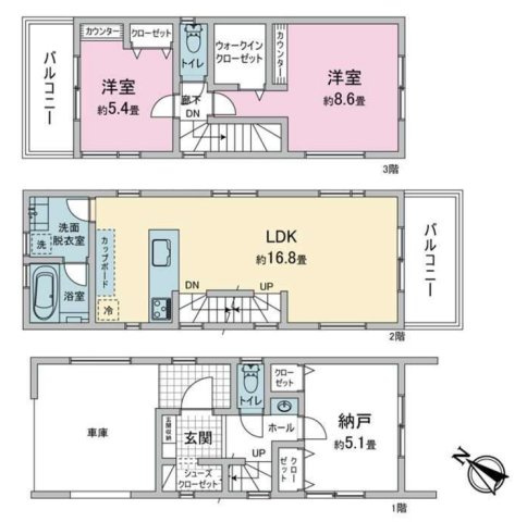 【間取り】 | 戸建て