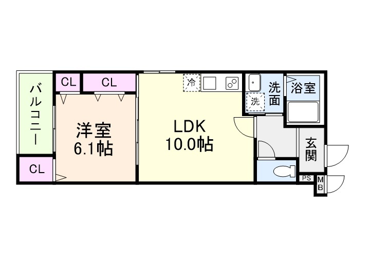 フジパレスエンⅢ号館の間取り|フジパレスエンⅢ号館　間取り