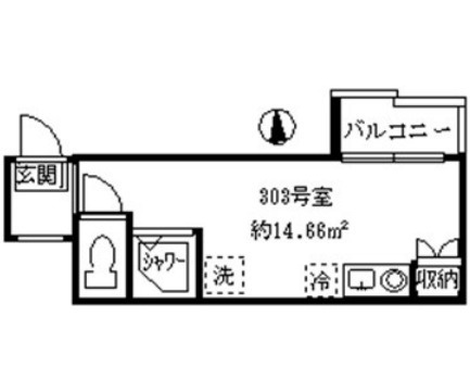 ソフィア鷺宮Ⅱの間取り