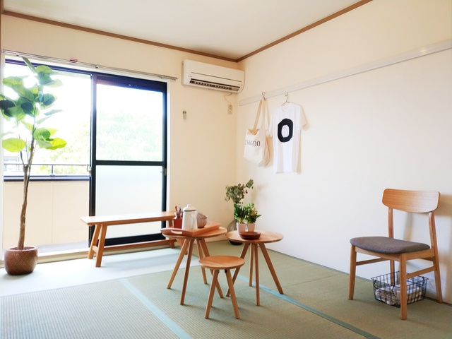 ガーデンズコート立川C棟の和室|★南向きで陽当り良好です♪　※家具は付きません。