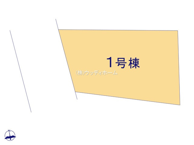 越谷市平方第3　新築一戸建ての区画図