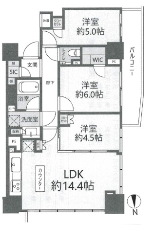 【間取り】 | シティタワー大泉学園