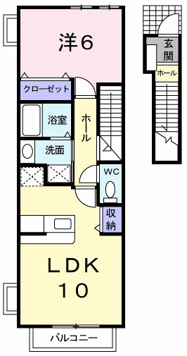エスポワールの間取り|間取図