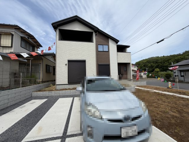 土浦市天川♪新築戸建の駐車場|車をお持ちの方に嬉しい駐車場付きの物件です