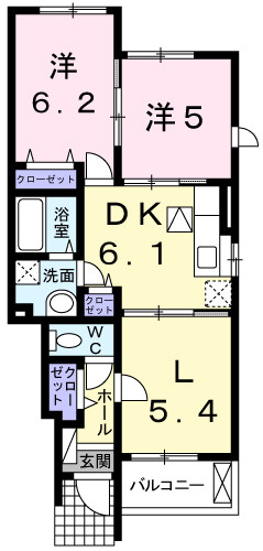 ボヌール・アヴニール　Ⅰの間取り|間取図