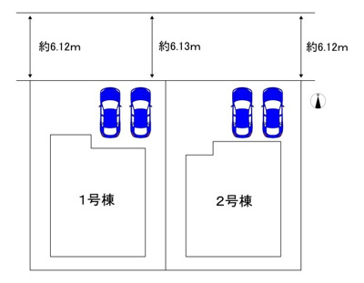 【区画図】 | 赤坂台４丁　新築分譲住宅　全２区画
