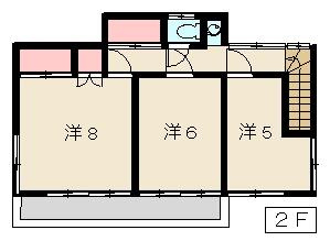 南大沢貸家の間取り