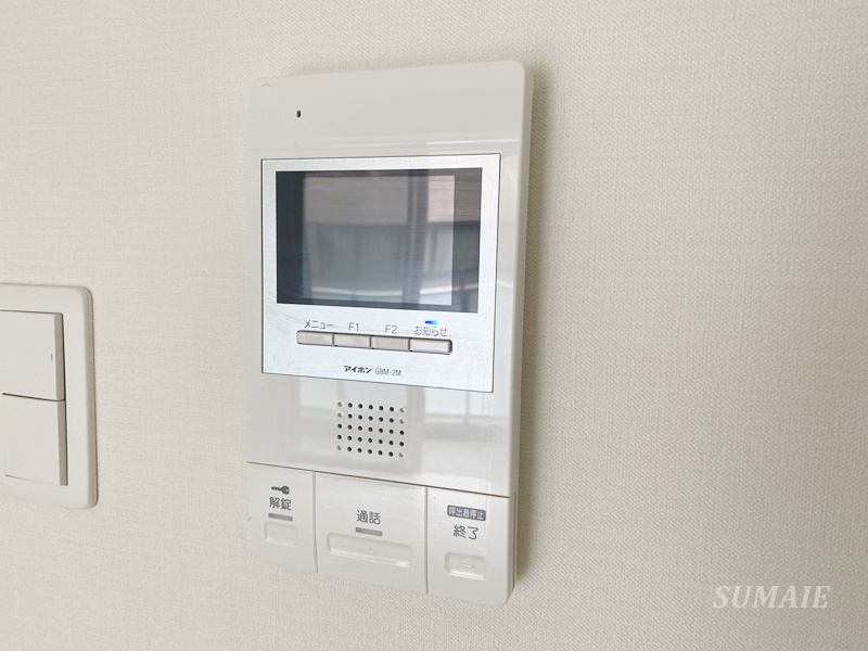 さいたま市大宮区桜木町１丁目の賃貸マンションのセキュリティ|安心のモニター付きインターホン☆