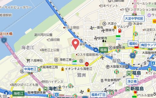 【地図】 | エスリードレジデンス大阪福島イースト
