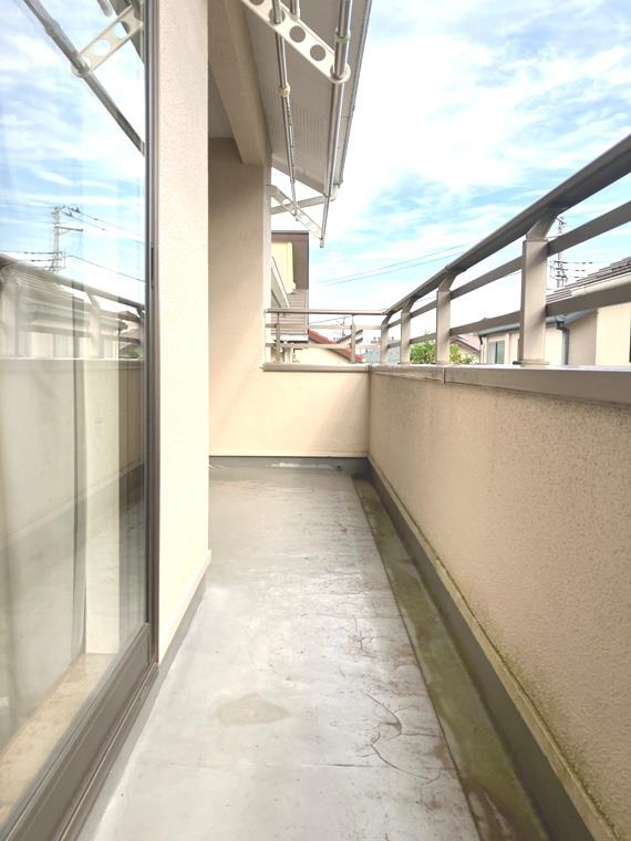 荏田北戸建のバルコニー