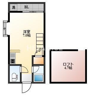 アメニティドアの間取り