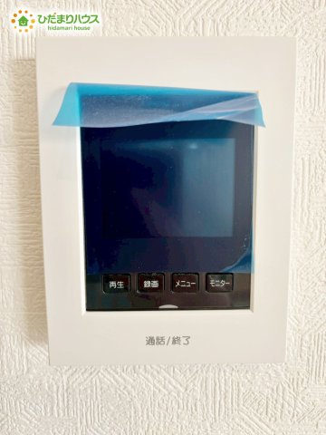 野田市野田第10　新築戸建　2号棟の防犯設備|お子様のお留守番にも安心なTVモニター付きインターホン(^^♪	