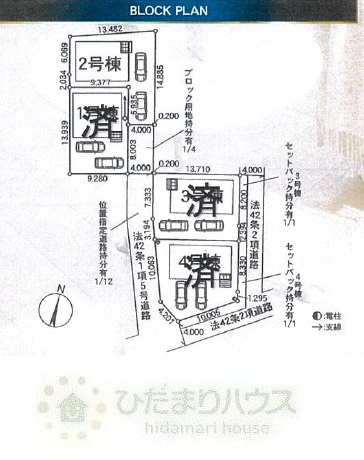 野田市野田第10　新築戸建　2号棟の区画図|2号棟