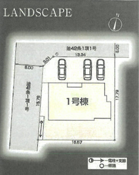 【比企郡鳩山町今宿 区画図】