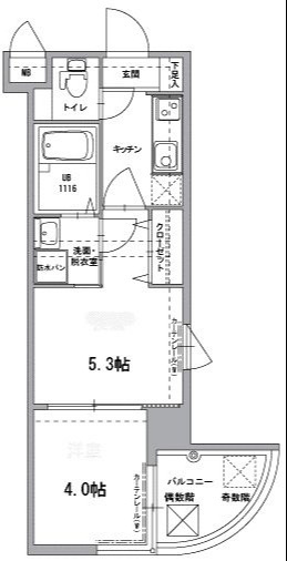 【間取り】 | アクタス天神Ⅲ