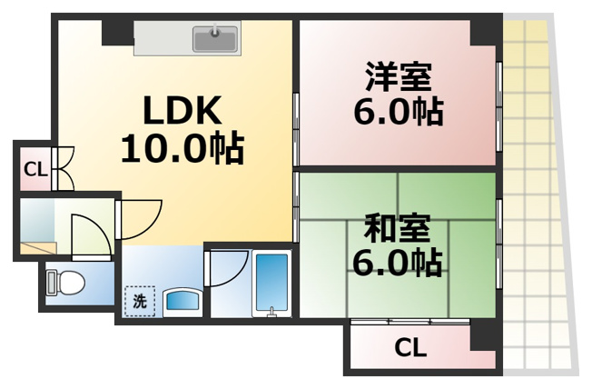 【間取り】 | アーク玉津橋　仲介手数料無料