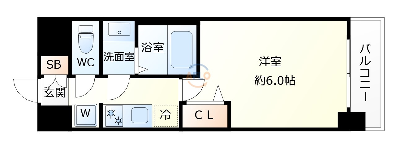 プレサンス野江内代ペルティエ　内代小学校区の間取り|プレサンス野江内代ペルティエ　間取り