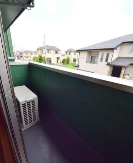 柏市小青田２丁目の賃貸マンションのバルコニー