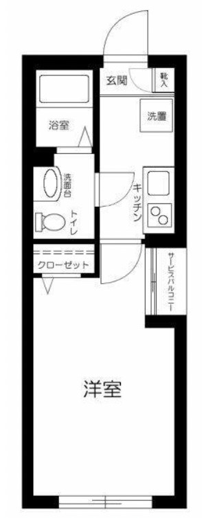 リタ王子神谷の間取り