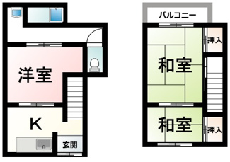 【間取り】 | 朝日が丘１丁目
