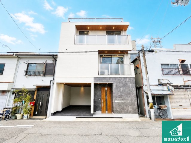 尼崎市崇徳院　中古一戸建ての外観|周辺は落ち着いた街並みの住宅地！子育てがしやすい住環境です！気になることがありましたら、お気軽にお問い合わせください！
