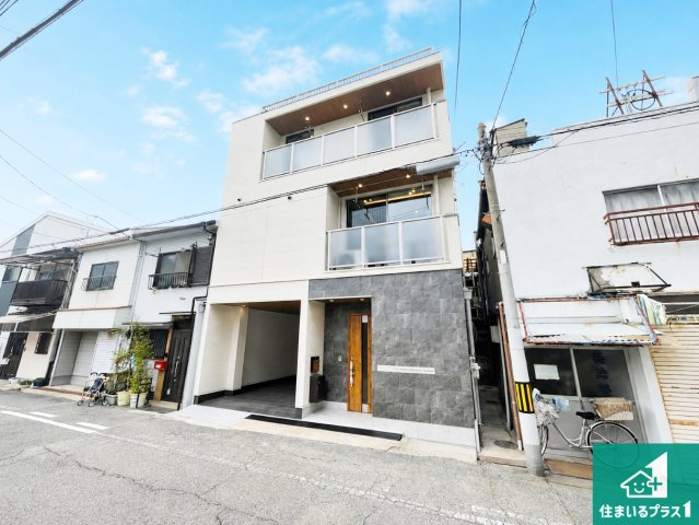 尼崎市崇徳院　中古一戸建ての外観|周辺は落ち着いた街並みの住宅地！子育てがしやすい住環境です！気になることがありましたら、お気軽にお問い合わせください！
