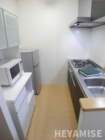 ABITI浜町のキッチン|※家具・家電付きのお部屋です※