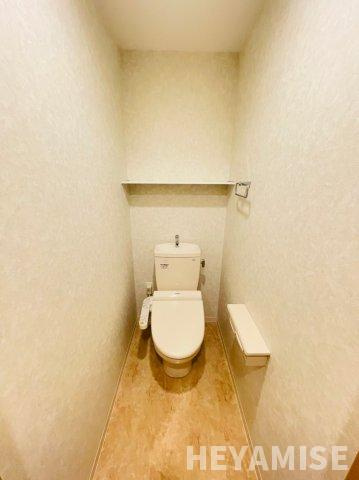 ABITI浜町のトイレ|※家具・家電付きのお部屋です※