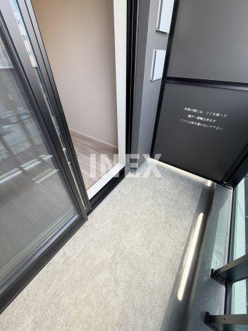 横浜市鶴見区鶴見中央４丁目の賃貸マンションのバルコニー