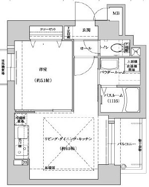 【間取り】 | セントロイヤルクラブ谷町