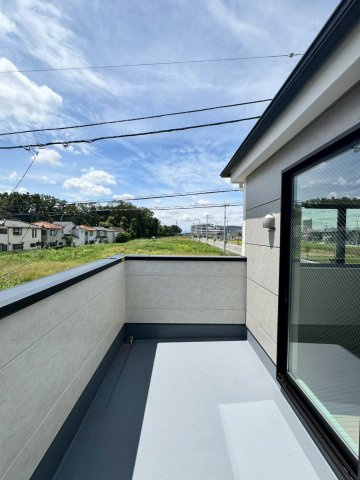 所沢市上安松新築戸建のバルコニー