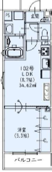 【間取り】 | ピレーネ一津屋 