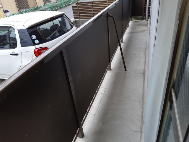 中川マンションのバルコニー