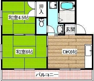 中川マンションの間取り