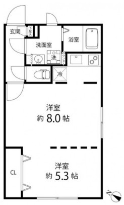 Ｂｒａｎｃｈｅ目黒の間取り