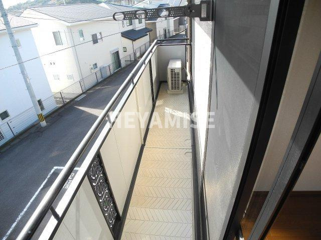 イーストレイクサイドC棟のバルコニー