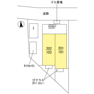 【区画図】 | メゾンクロッシー