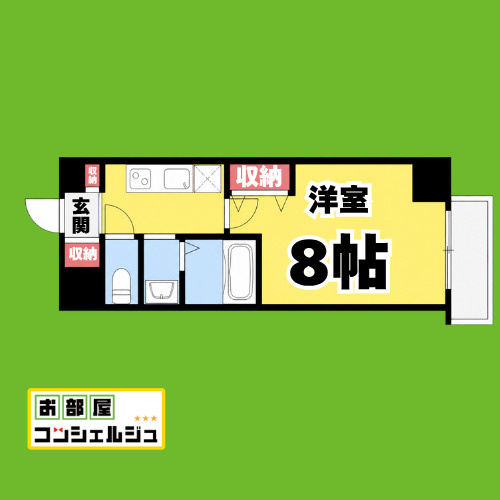 エステムコート名古屋グランツの間取り