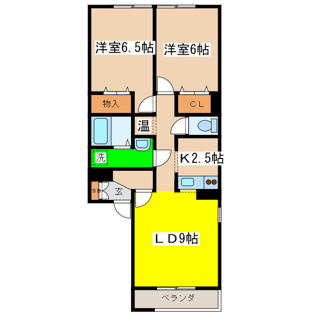 セレーノ壱番館の間取り