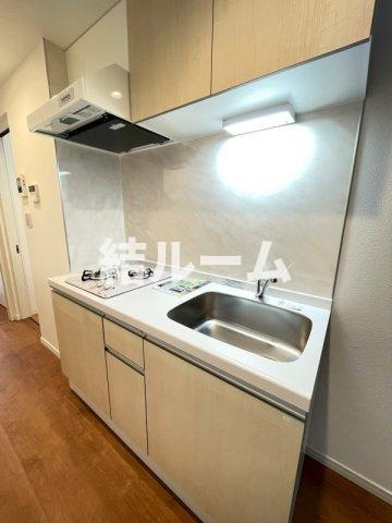 板橋区蓮根２丁目の賃貸マンションのキッチン