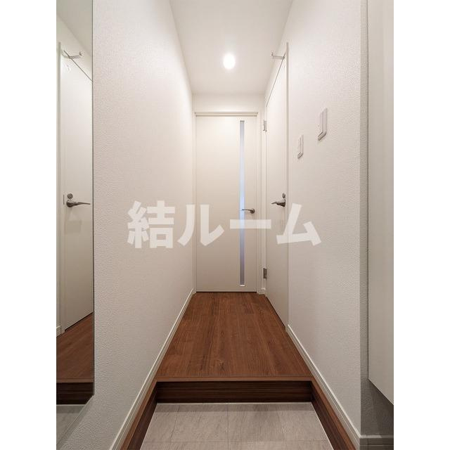 板橋区蓮根２丁目の賃貸マンションの玄関