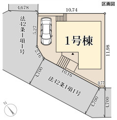リーブルガーデン枚方市高田2丁目2期の区画図