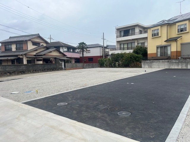 加古郡播磨町北本荘の前面道路含む現地写真|造成工事完了しました♪